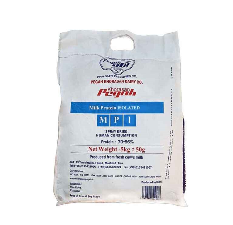 پروتئین شیر ایزوله ام پی آی (86 درصد) | خرید MPI پگاه
